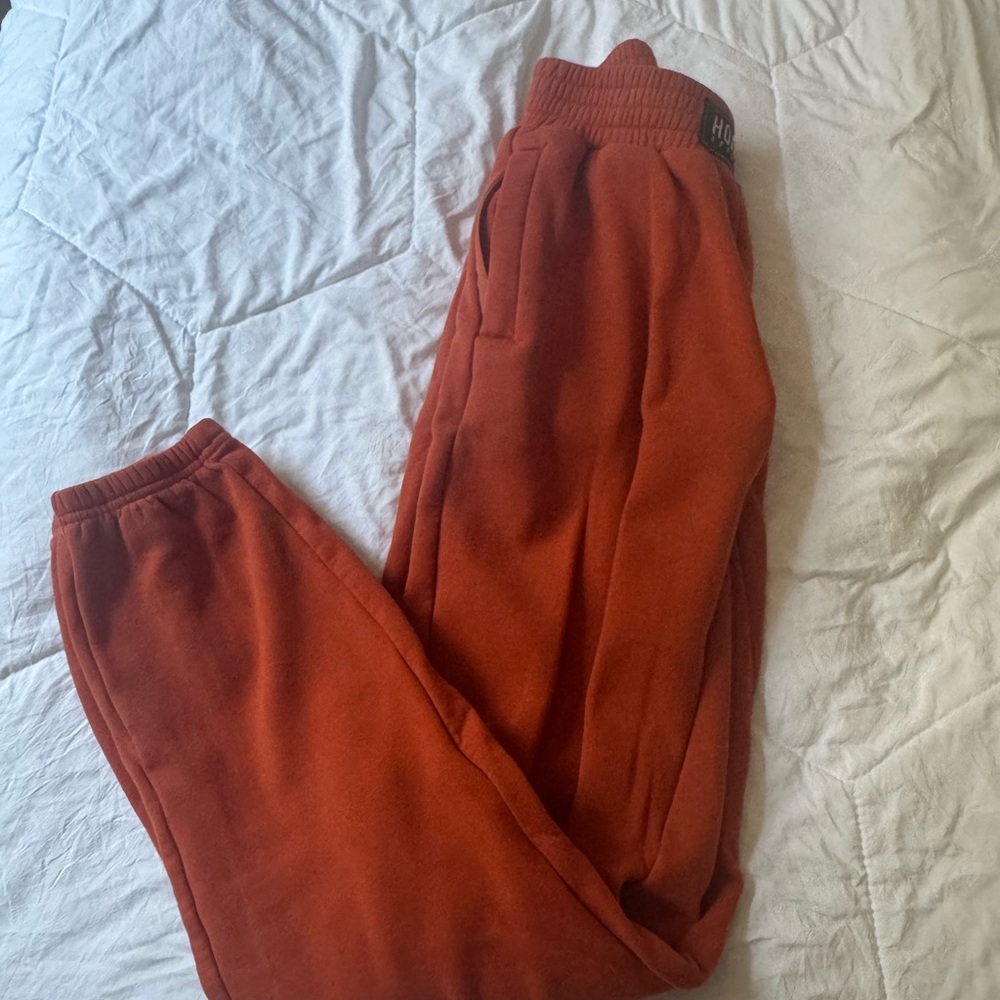 Rust Orange Jogger Pants